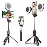 Palito Selfie – Tripode + 2 Aros de luz led